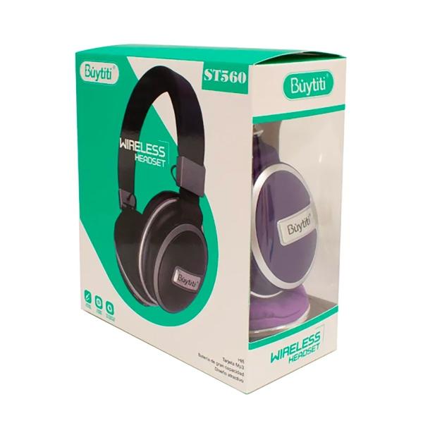 Audífonos Bluetooth Inalámbricos con Radio FM y AUX