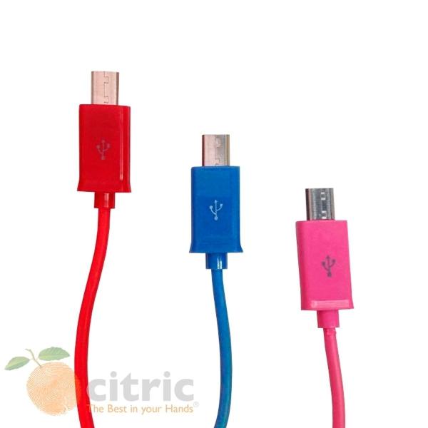 Cable Cargador Micro USB V8 Alta Durabilidad Carga Rápida Compatible Universal