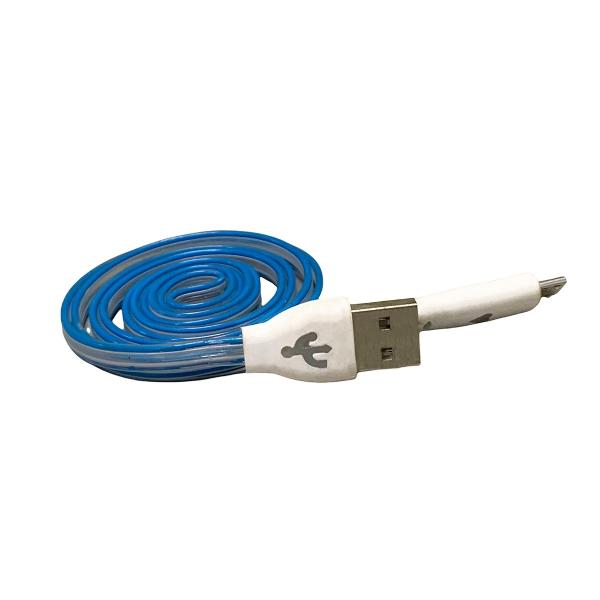 Cable USB Lightning Mov8 Plano para iPhone, 1 Metro