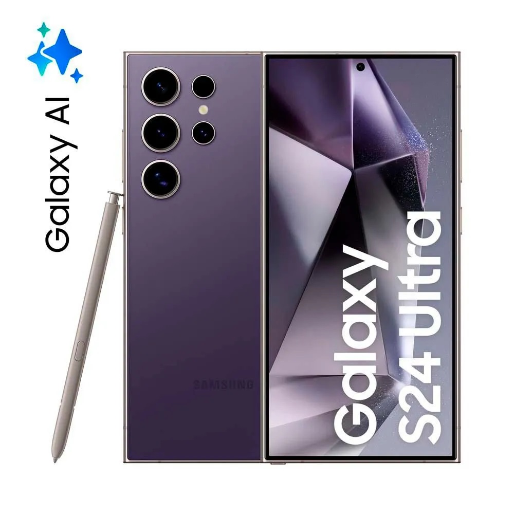 Samsung Galaxy S24 Ultra 5G 512Gb 12Ram Dual Sim Color Violeta Titanium Nuevo Libre