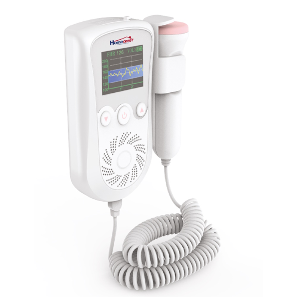 Doppler Fetal Portátil Pantalla Lcd Semana Monitor Cardiaco 9 Jpd-100a.