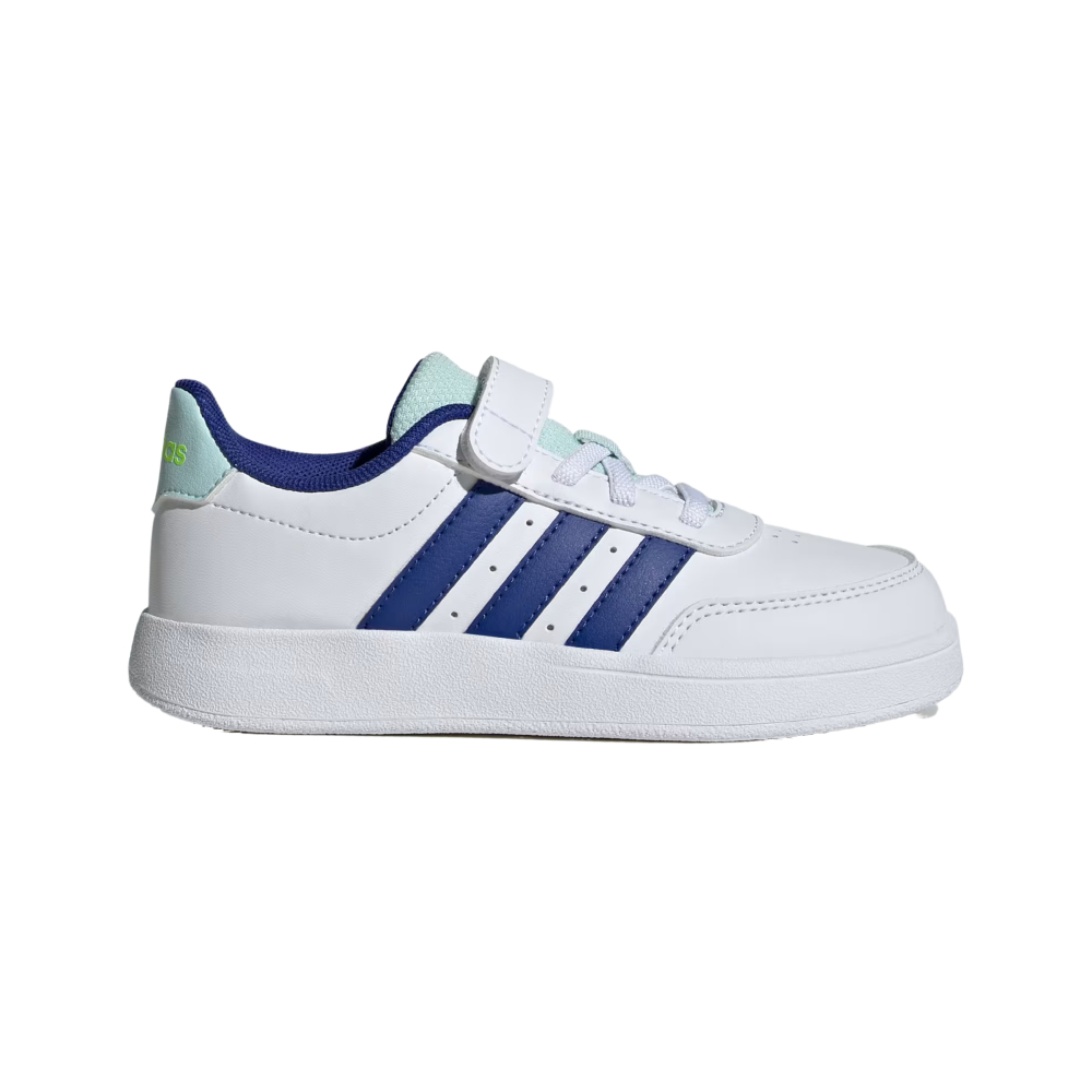 Tenis Adidas Breaknet 2.0 EL C Blanco-Azul de Niños IE3789