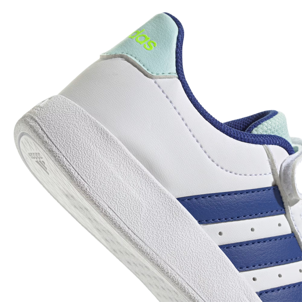 Tenis Adidas Breaknet 2.0 EL C Blanco-Azul de Niños IE3789