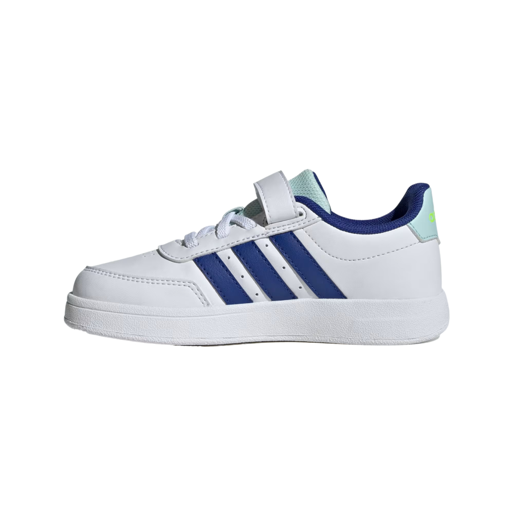 Tenis Adidas Breaknet 2.0 EL C Blanco-Azul de Niños IE3789