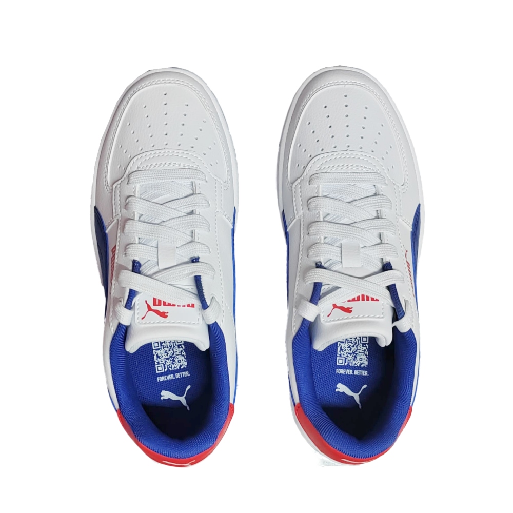 Tenis Puma Caven 2.0 Jr Blanco-Azul Unisex 393837 30
