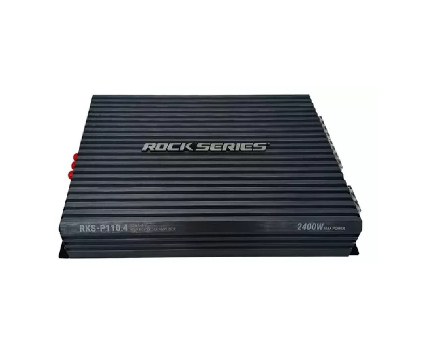 Amplificador De 4 Canales Clase A/b De 450 Watts Rms A 4 Ohm X 2, 2400 Watts Maximons Rock Series Rks-p110.4