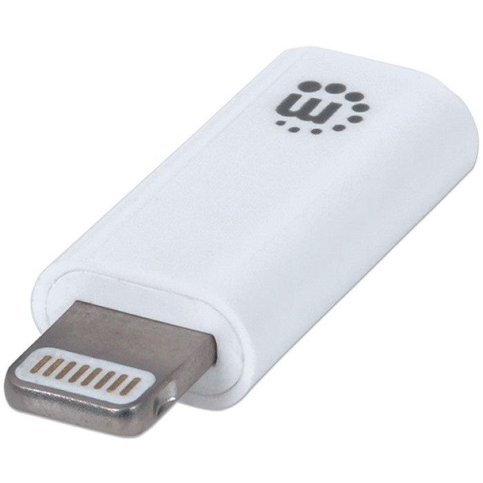 Adaptador Manhattan iLink Lightning a Micro USB B 390620