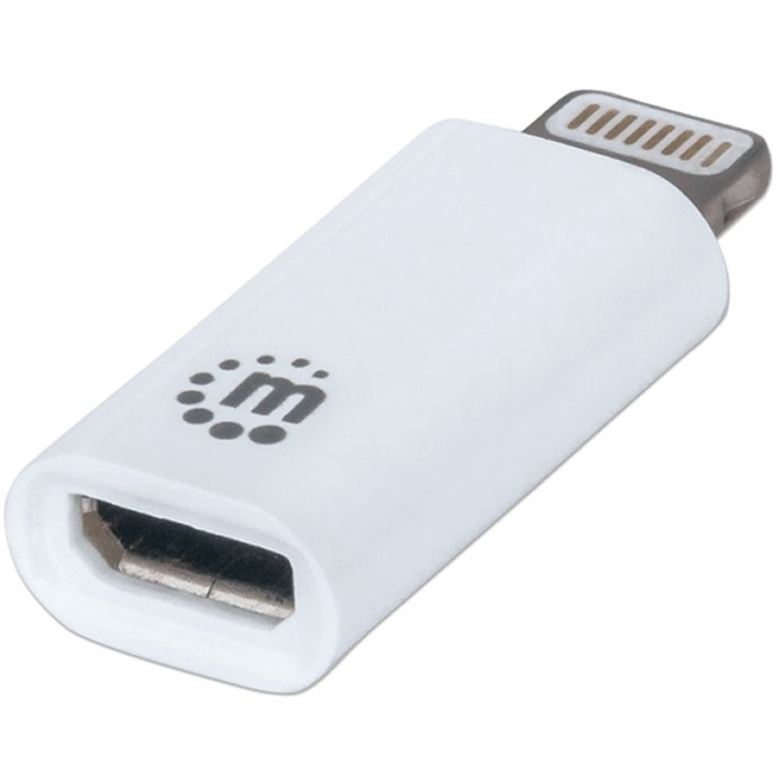 Adaptador Manhattan iLink Lightning a Micro USB B 390620