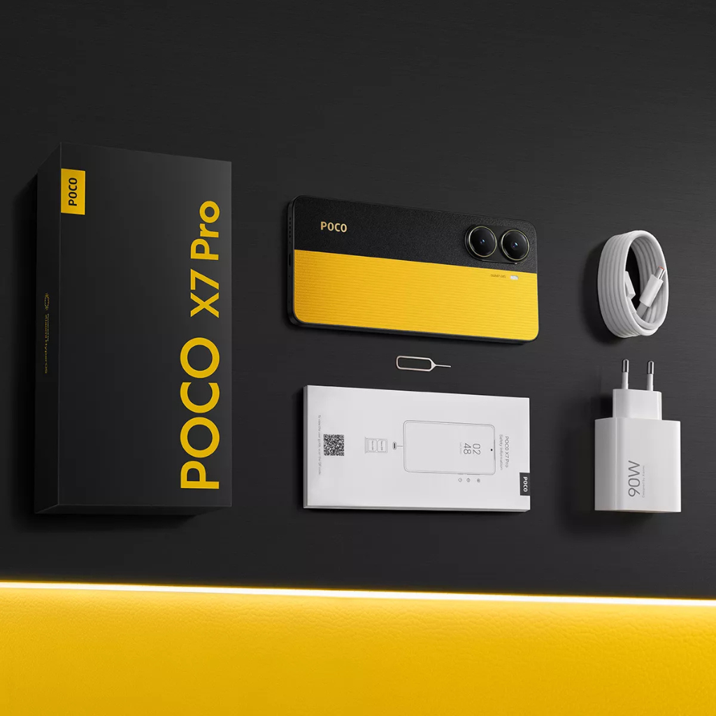 Xiaomi Poco X7 Pro Dual SIM, 512 GB/12GB RAM. Amarillo