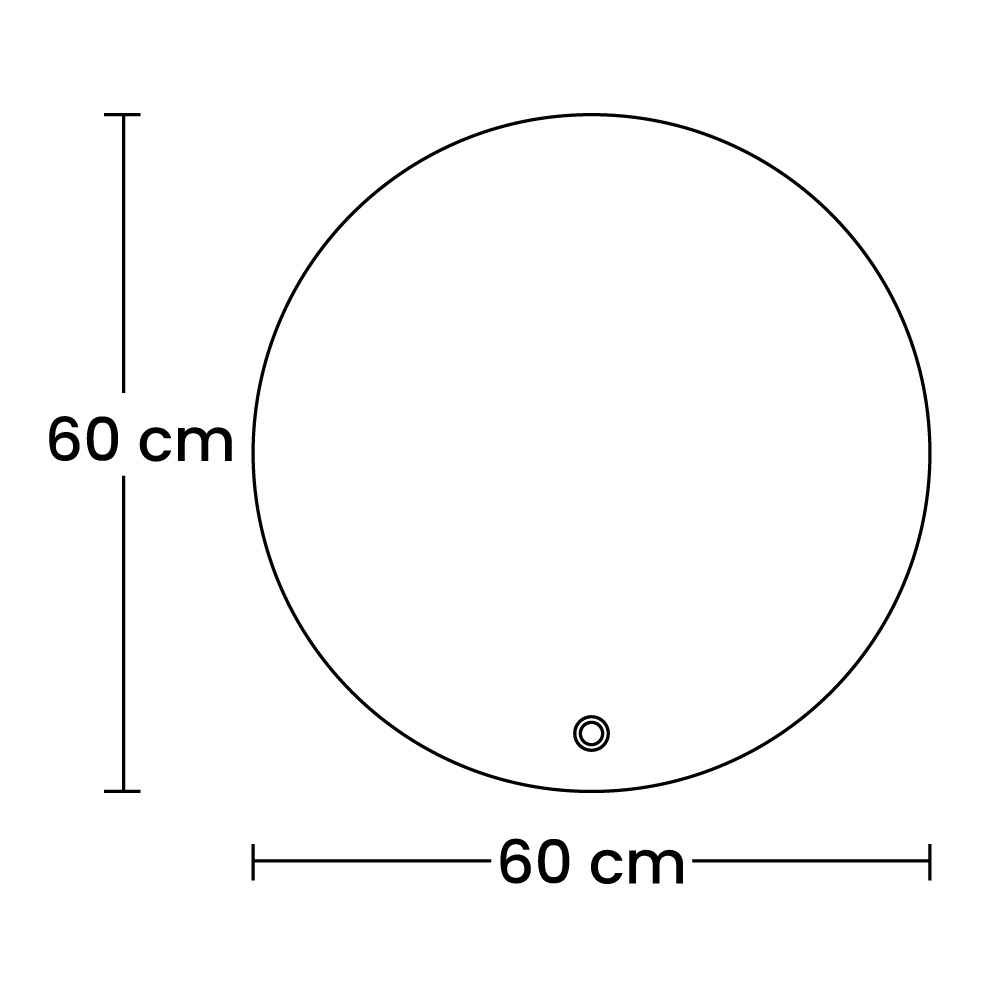 ESPEJO LED MIL LUCES CIRCULAR 3 TONOS 