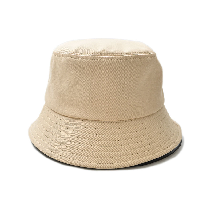 Sombrero Bucket Ajustable Caqui Detalle de Letras Bordadas 