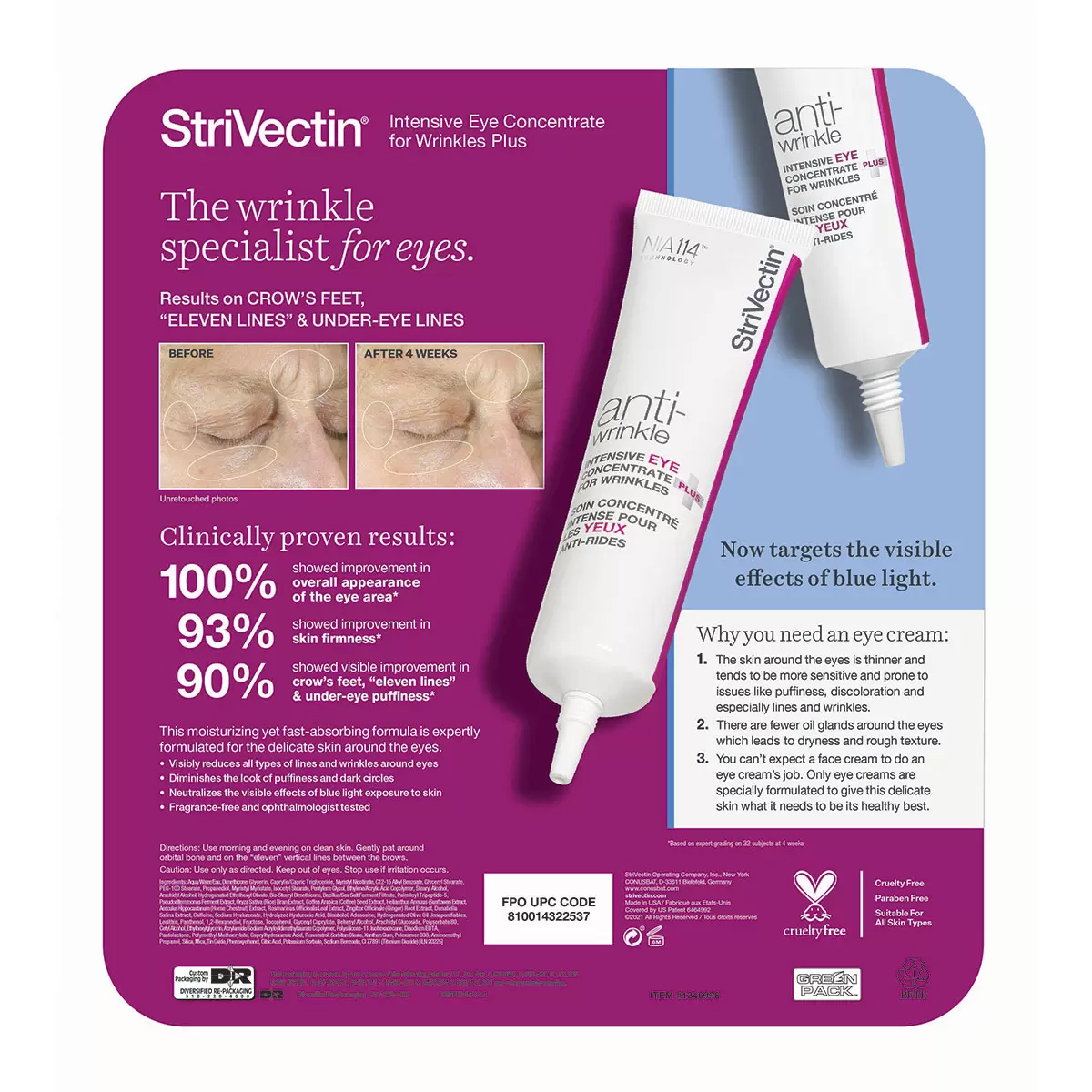Sérum Rellenador de Líneas StriVectin Peptide Plump 45ml