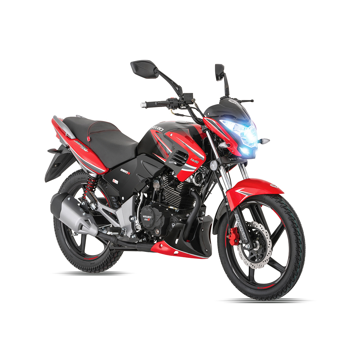 Motocicleta Veloci Aggressor ZX2 250CC Rojo 2024