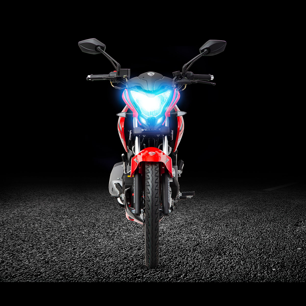 Motocicleta Veloci Aggressor ZX2 250CC Rojo 2024