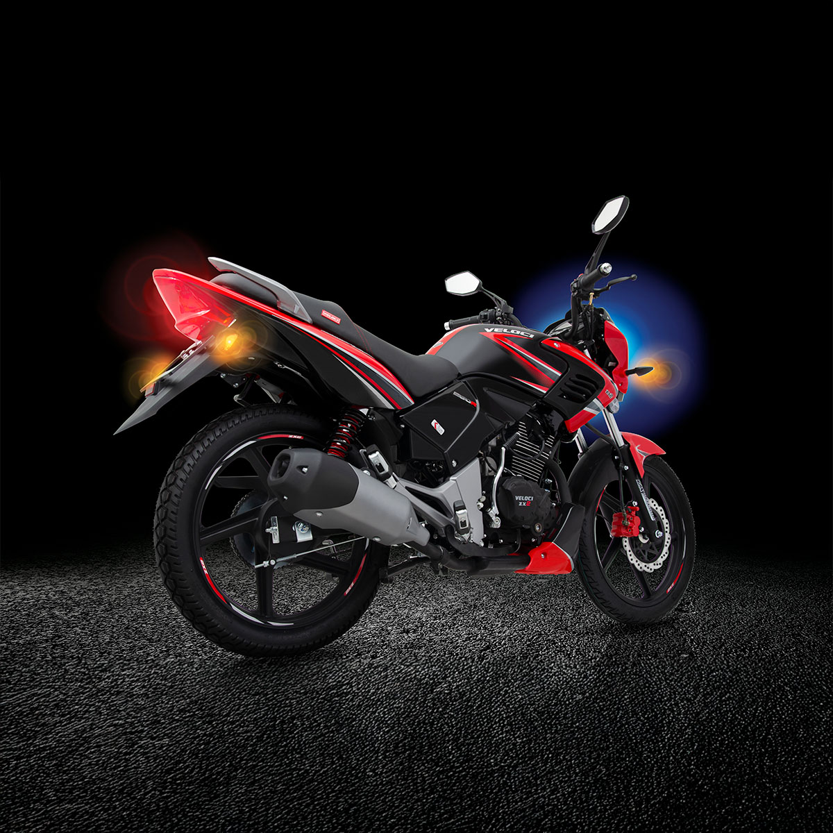 Motocicleta Veloci Aggressor ZX2 250CC Rojo 2024