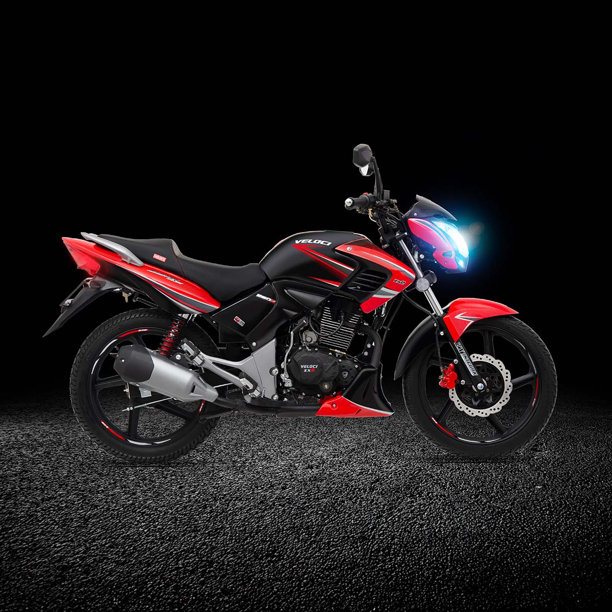 Motocicleta Veloci Aggressor ZX2 250CC Rojo 2024