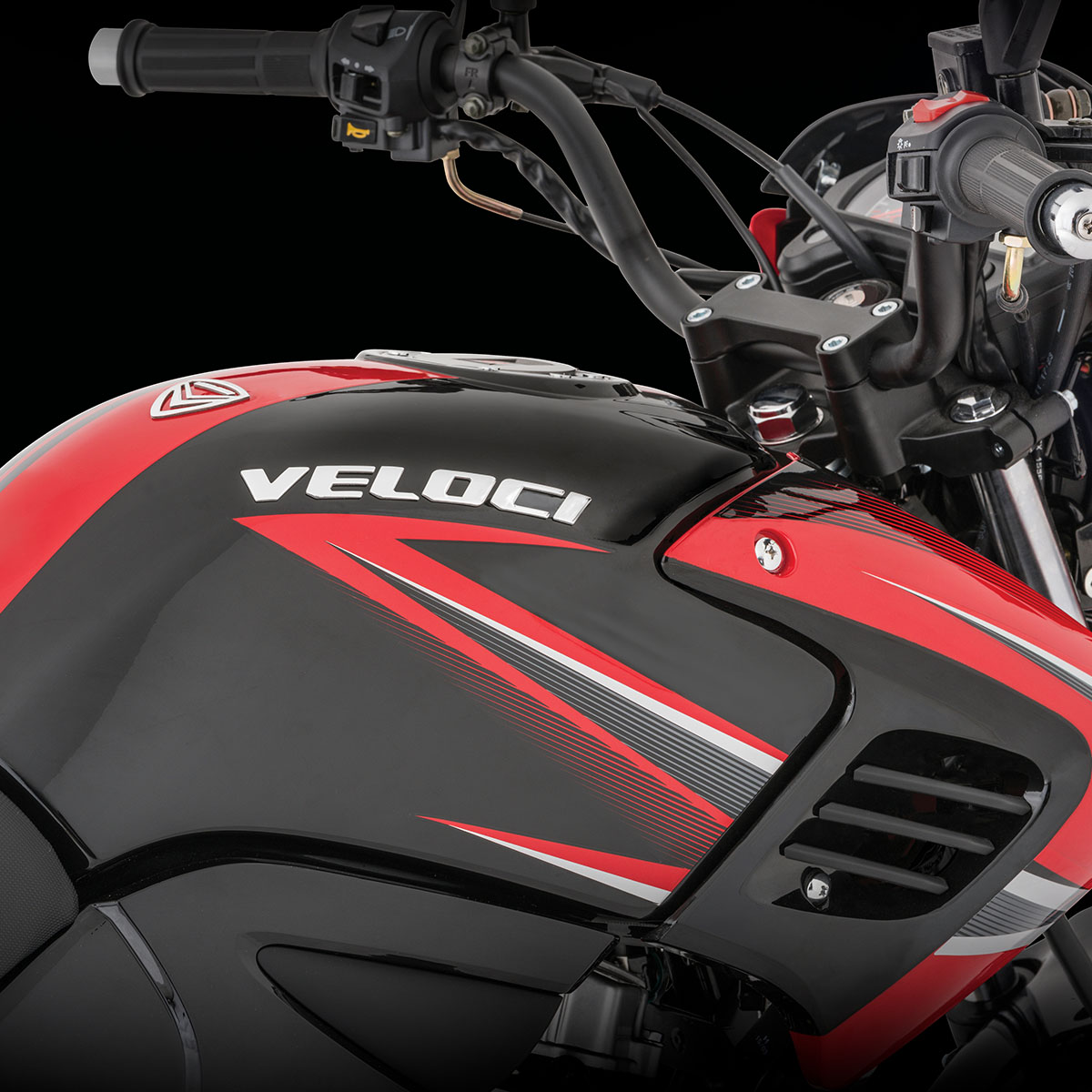 Motocicleta Veloci Aggressor ZX2 250CC Rojo 2024