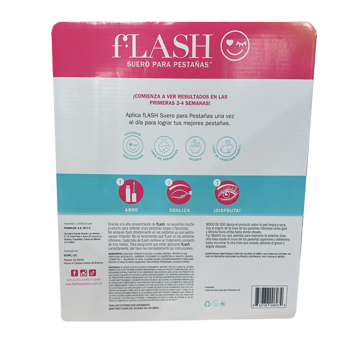 Suero Amplificador de Pestañas Flash