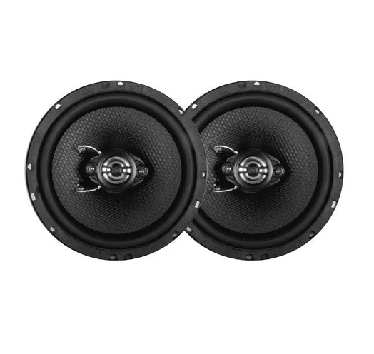 Par De Bocinas 6.5 4 Vias 165 Watts Rock Series Rks-n654 Color Negro