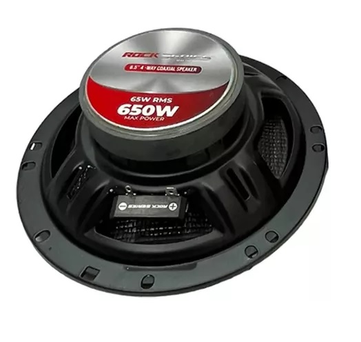 Par De Bocinas 6.5 4 Vias 165 Watts Rock Series Rks-n654 Color Negro