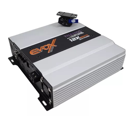 Amplificador 1ch Evox Thanos 12000w Hi Power Mono Block Color Gris