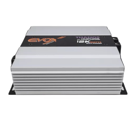 Amplificador 1ch Evox Thanos 12000w Hi Power Mono Block Color Gris