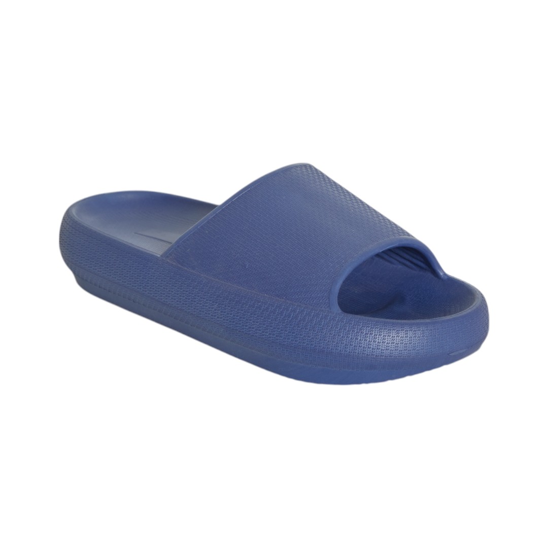 Sandalia Azul Marino Devendi Chancla Pantufla Eva Plataforma 4cm Confort