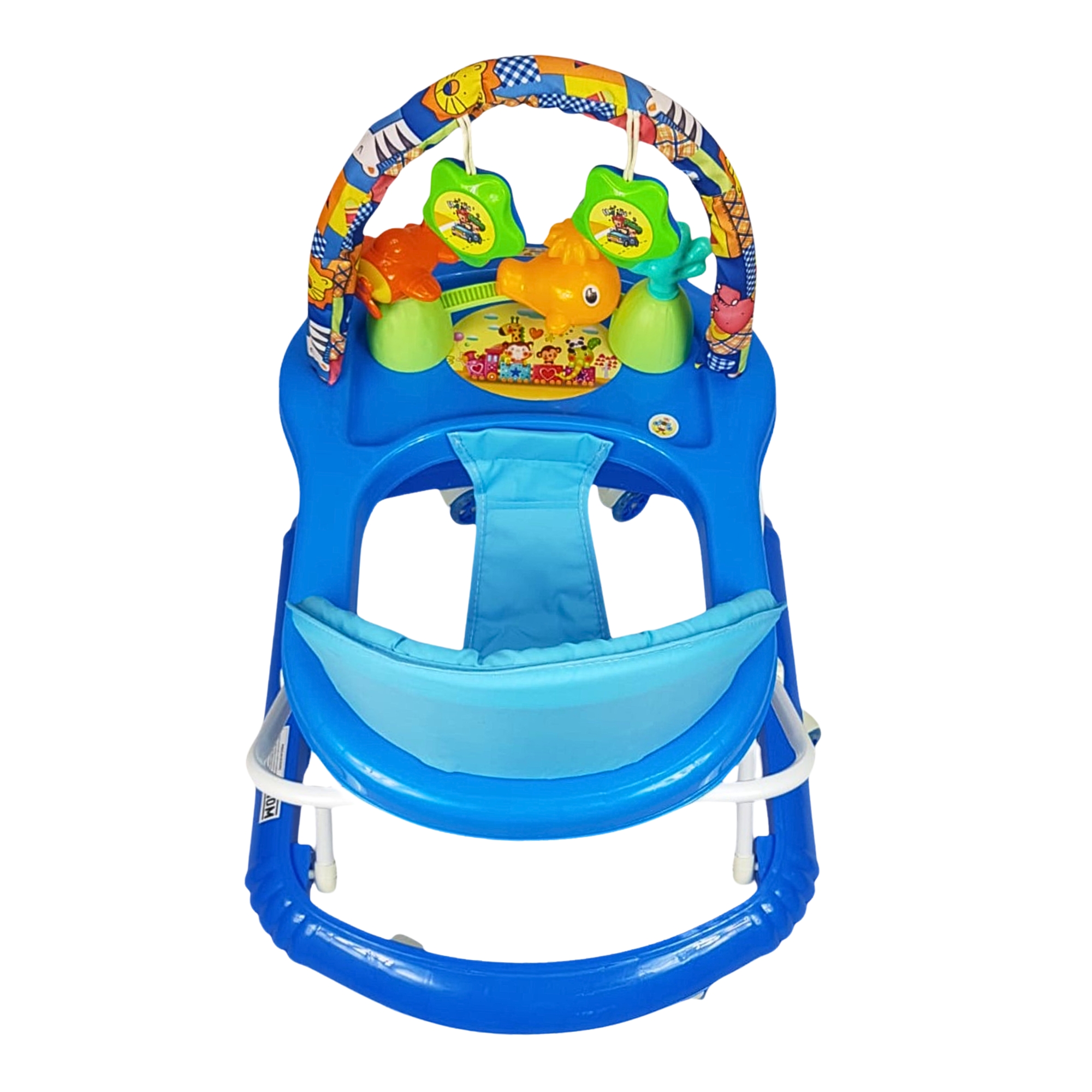 Andadera para Bebe Plegable, Andador 8 Llantas de Gel Ballena - Azul