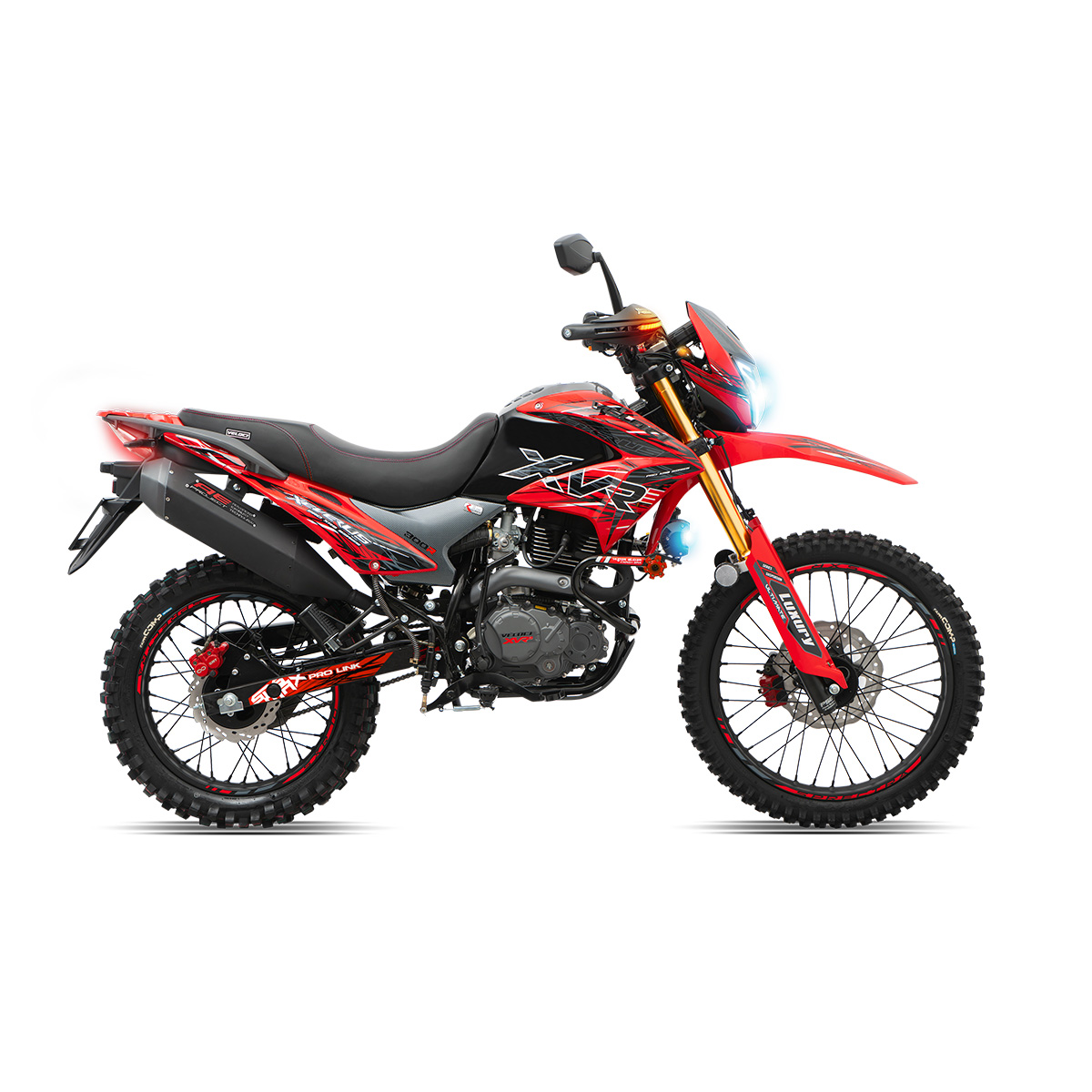 Motocicleta Veloci Xeverus Pro XR3 300CC Rojo 2023