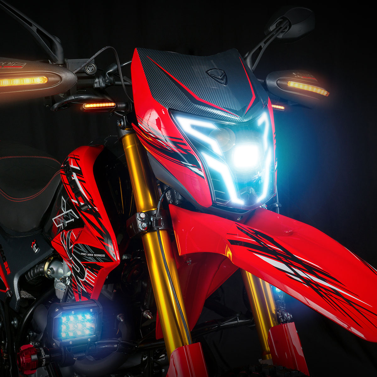 Motocicleta Veloci Xeverus Pro XR3 300CC Rojo 2023