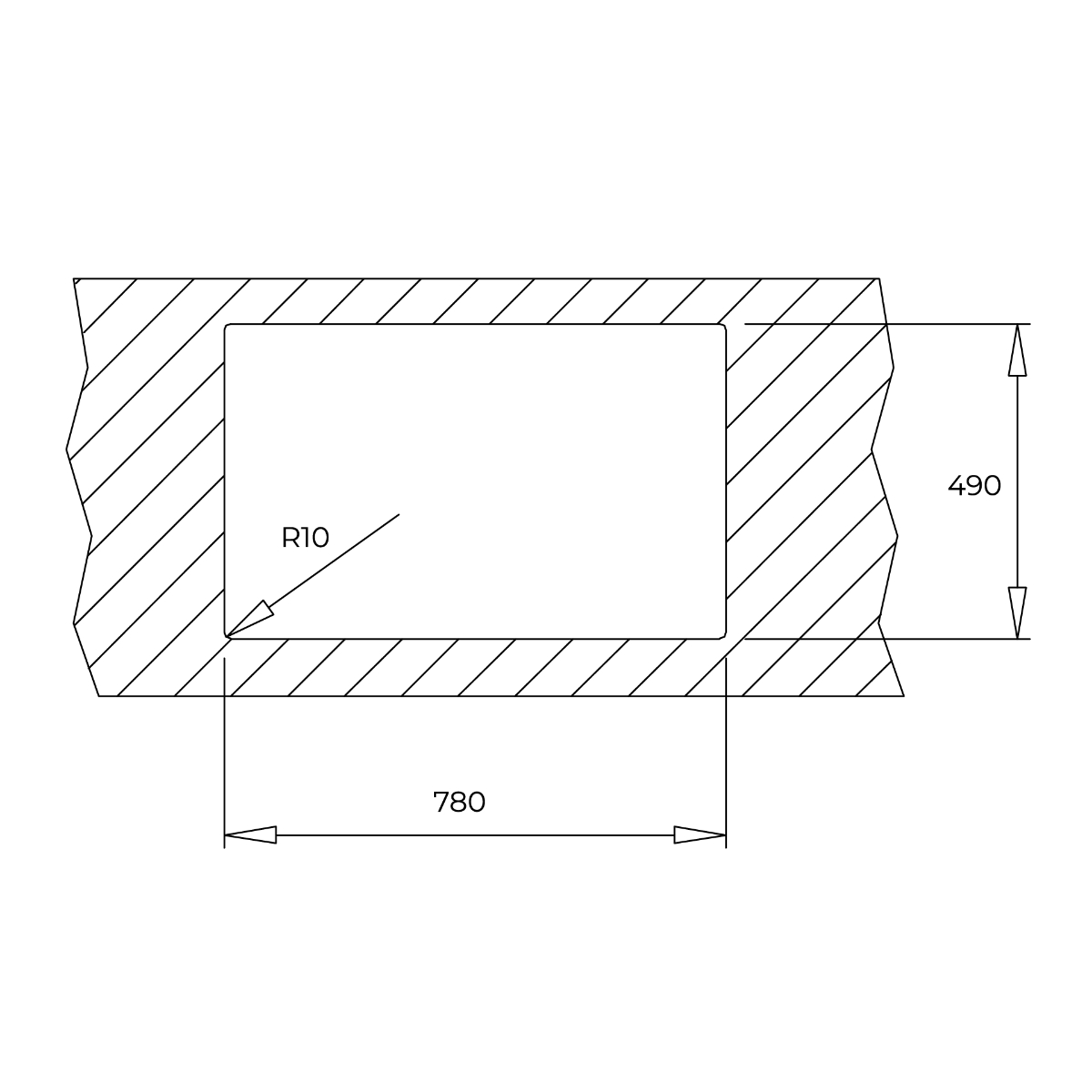 Tarja Empotrar Acero Inox Teka GALAXY 800 T-XP 1B 1D R BW Escurridor Derecho