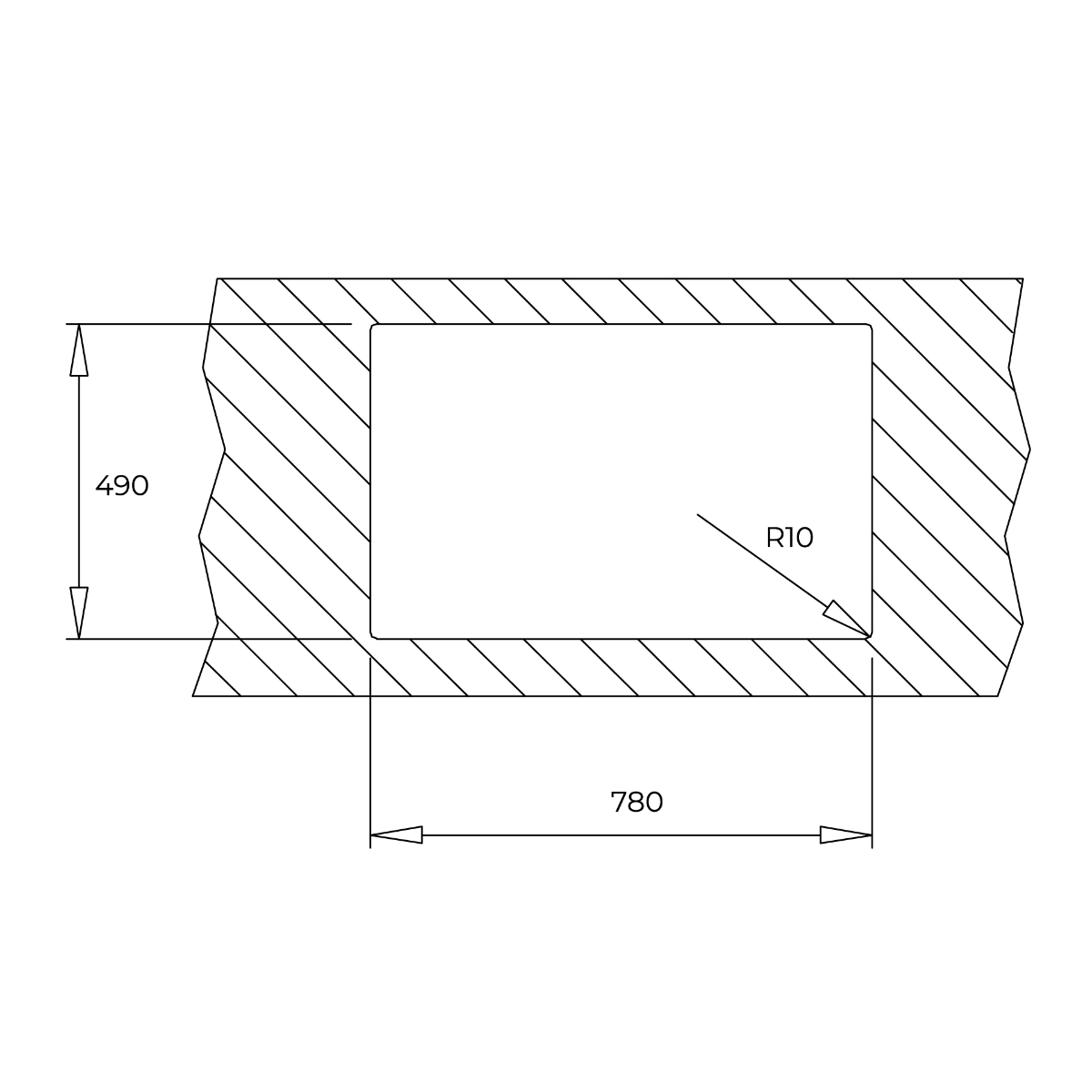 Tarja Empotrar Acero Inox Teka GALAXY 800 T-XN 1B 1D L BW Escurridor Izquierdo