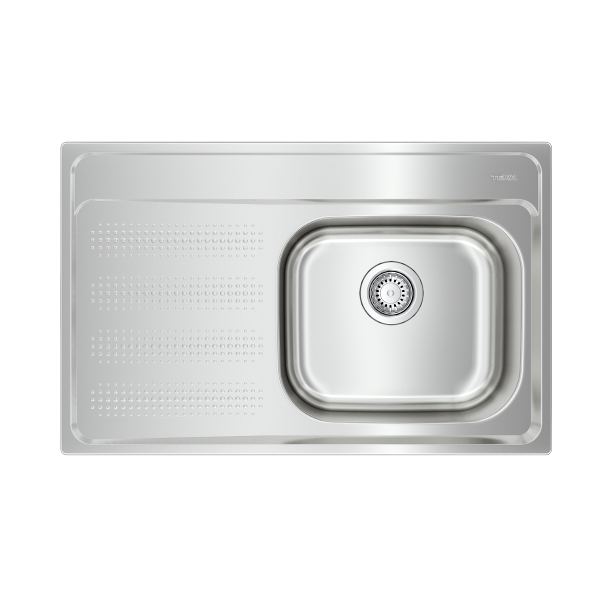 Tarja Empotrar Acero Inox Teka GALAXY 800 T-XN 1B 1D L BW Escurridor Izquierdo