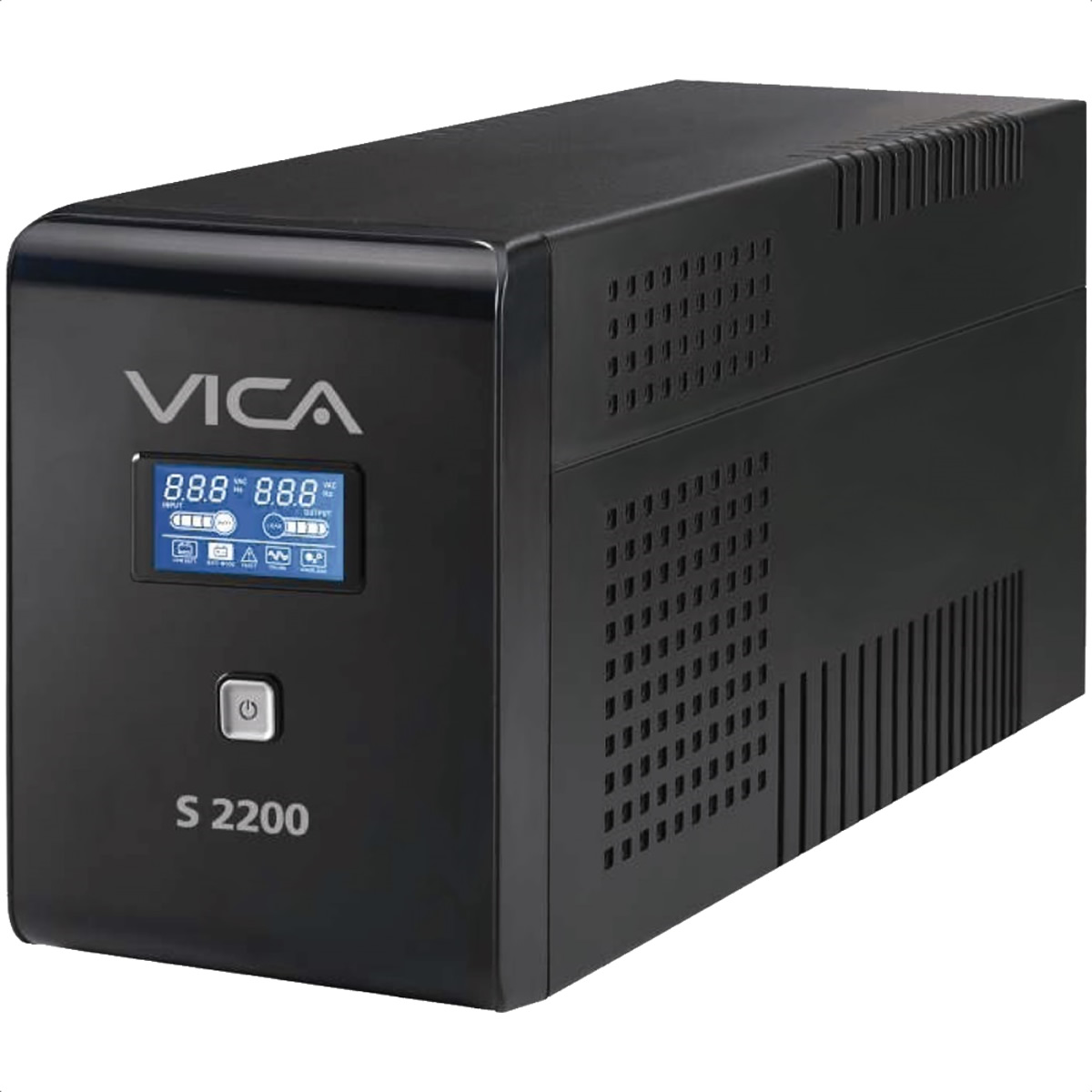 No Break VICA S2200 2200VA 1200W Display Lcd 8 Contactos