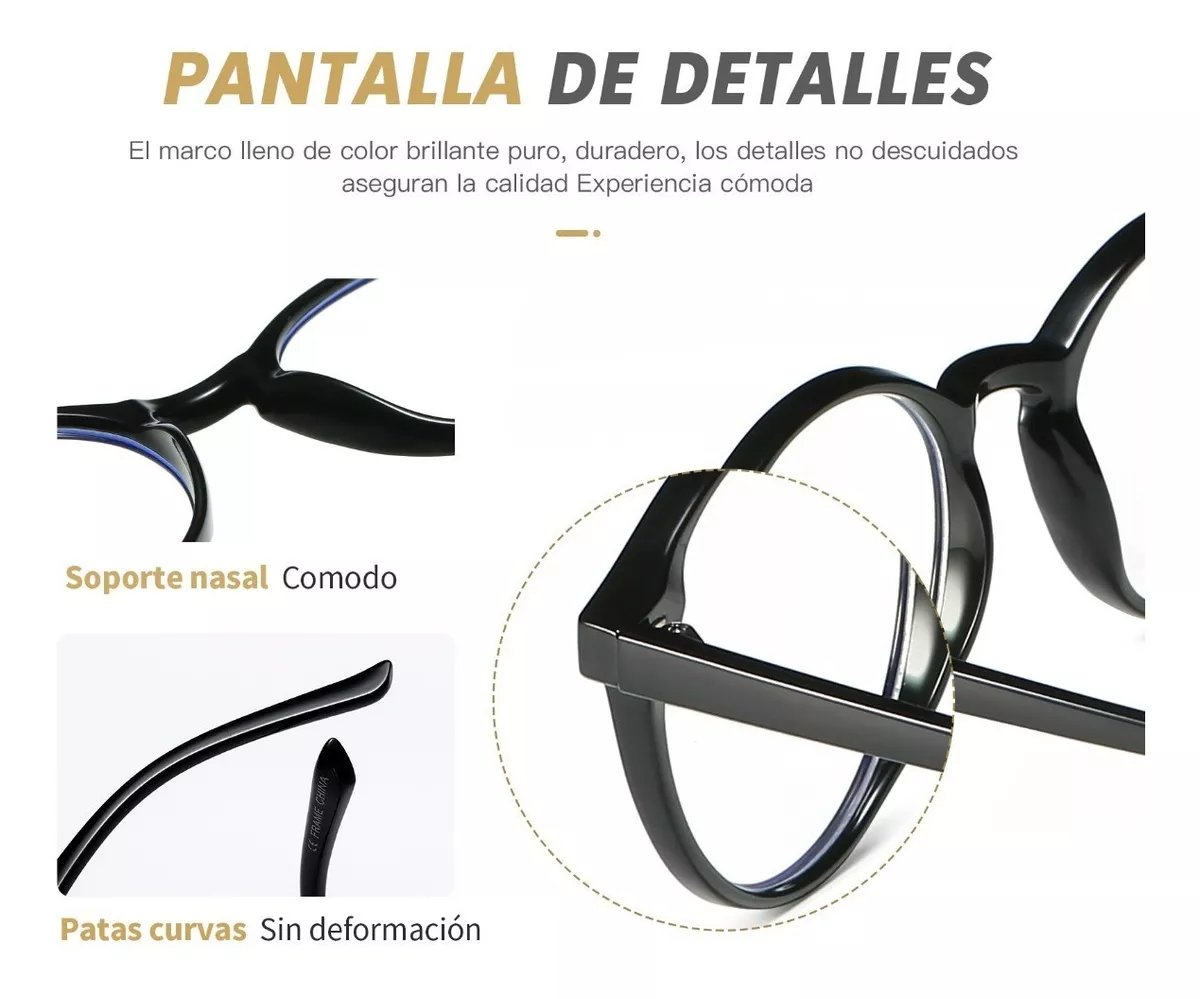 O F E R T A  2 piezas Lentes Hilbalm Con Bloqueo De Luz Azul Para Computadora