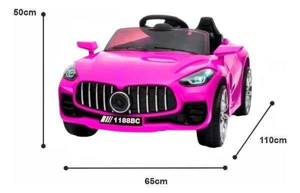 Aeiou Carro Eléctrico Mercedes Benz Pintura Automotriz 12v rosa