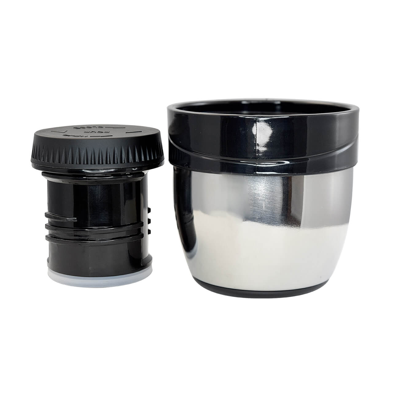 Termo metálico Nat Geo THNG13, acero inoxidable de 1200 ml, gris martillado