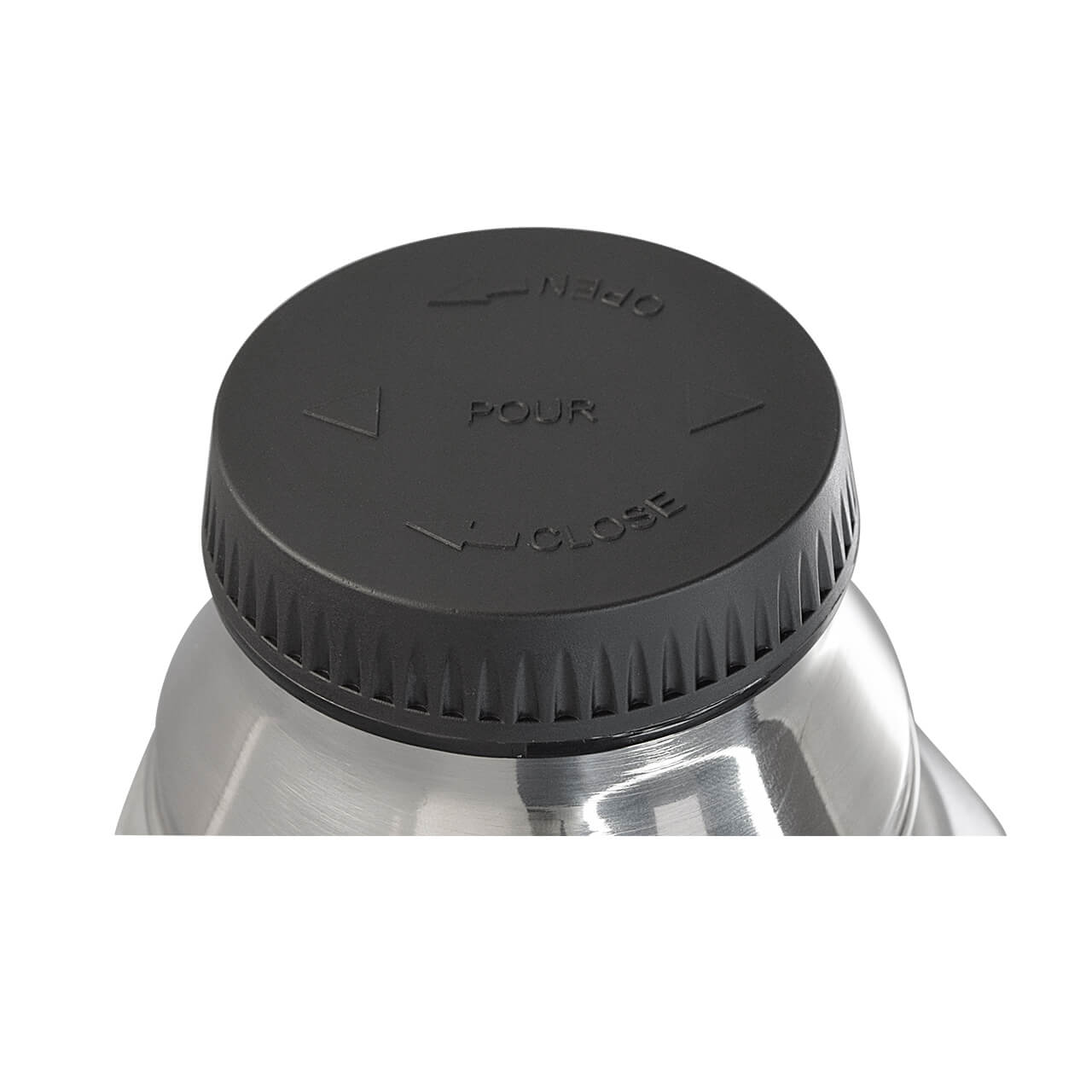 Termo metálico Nat Geo THNG13, acero inoxidable de 1200 ml, gris martillado