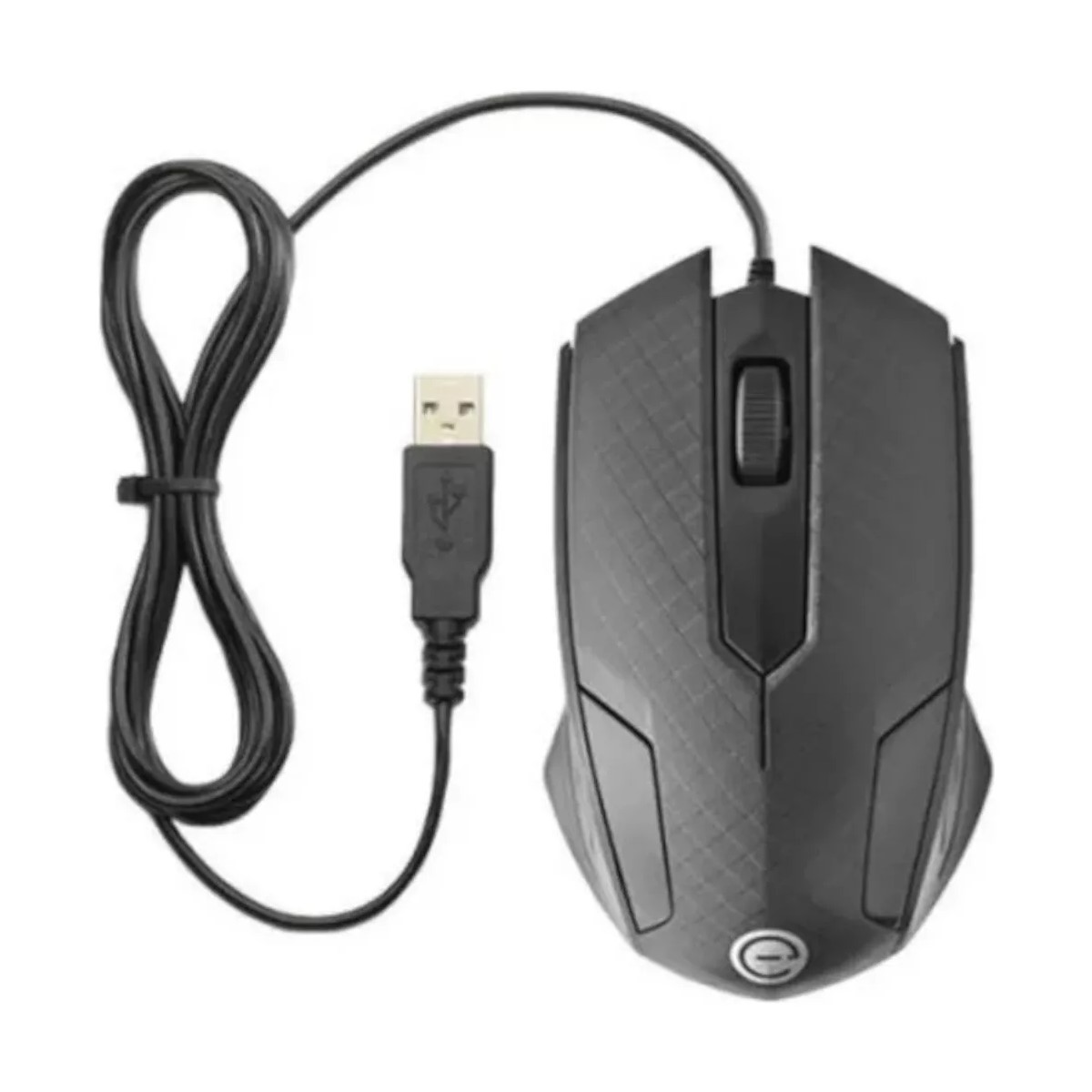MOUSE OPTICO EASY LINE 1200 DPI WIN XP VISTA/7/8/8.1 MAC OS X USB NEGRO CABLE USB EL-994121 OFICINA