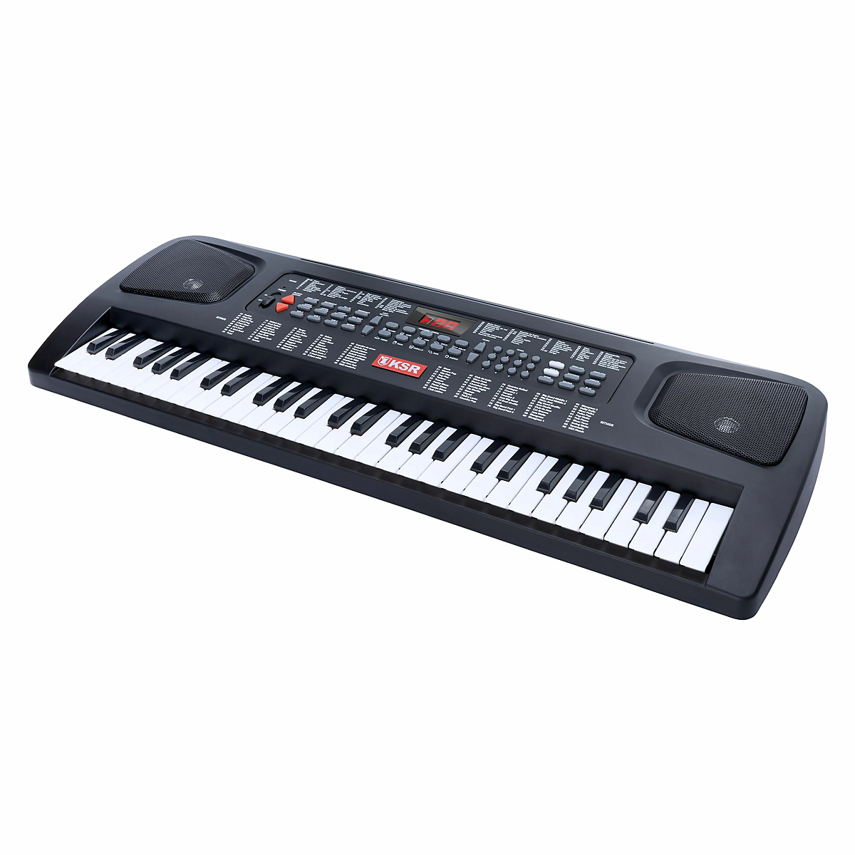 Teclado Musical Kaiser Con 54 Teclas De Alta Fidelidad Mtc-5 Color Negro