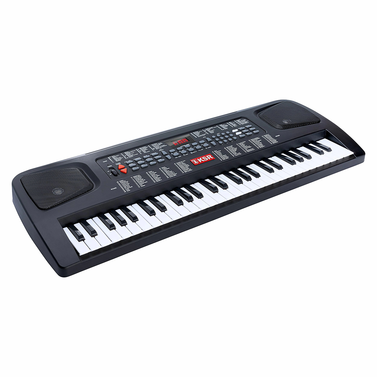 Teclado Musical Kaiser Con 54 Teclas De Alta Fidelidad Mtc-5 Color Negro
