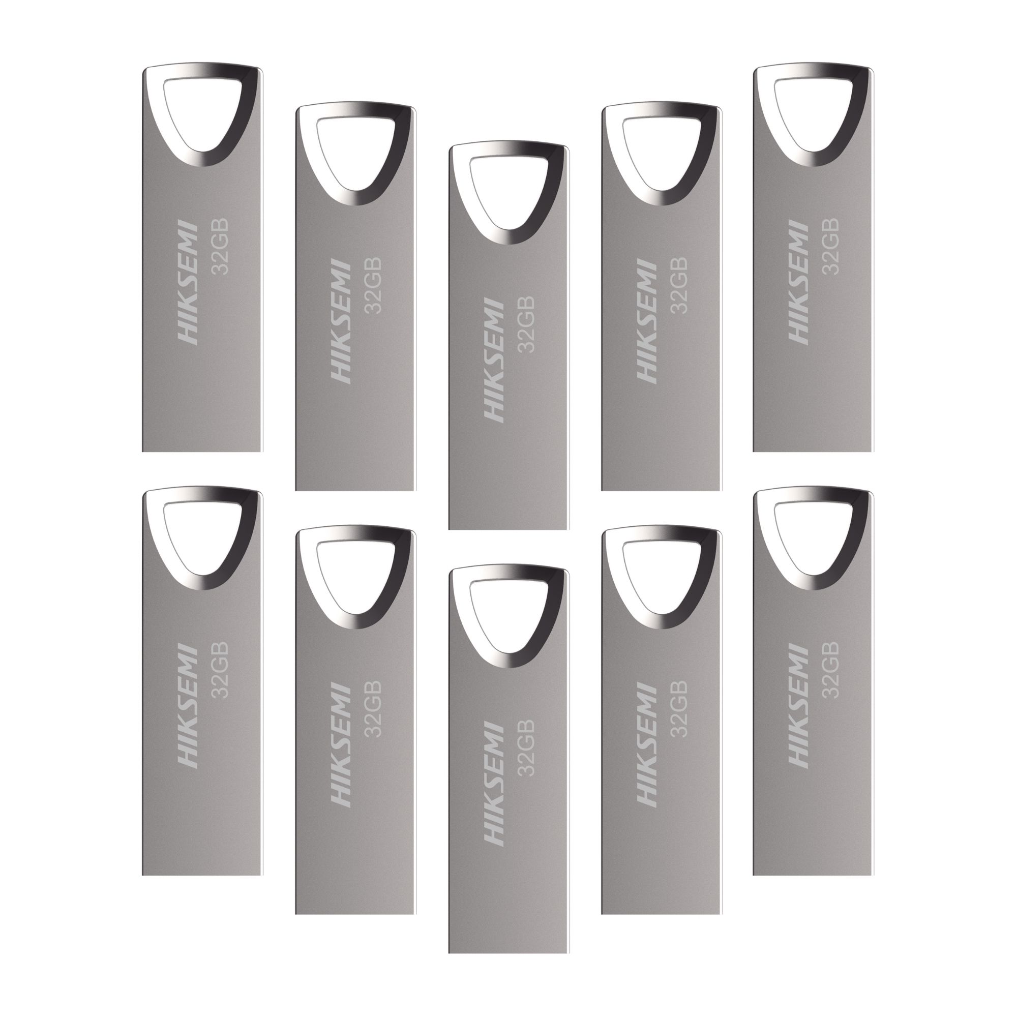 10 Pack - Memoria USB 3.0 de 32 GB Hiksemi M200, Metálica
