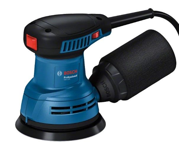 Lijadora Excéntrica De Palma 280W 7,500 - 12,000 rpm GEX 125 Bosch