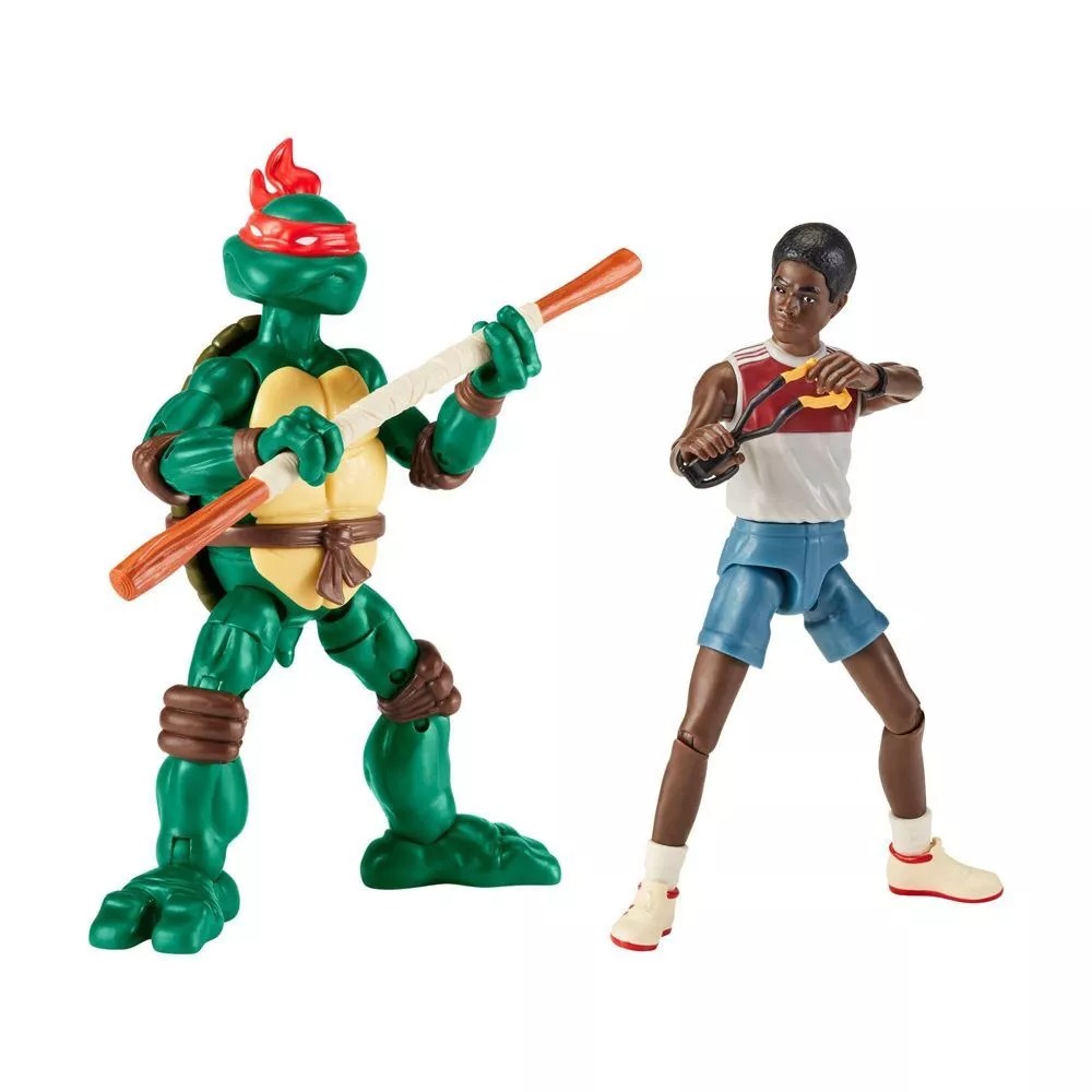 Figura Colección Stranger Things TMNT Crossover Action Donnie Lucas Original Regalo