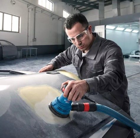 Lijadora Excéntrica De Palma 280W 7,500 - 12,000 rpm GEX 125 Bosch