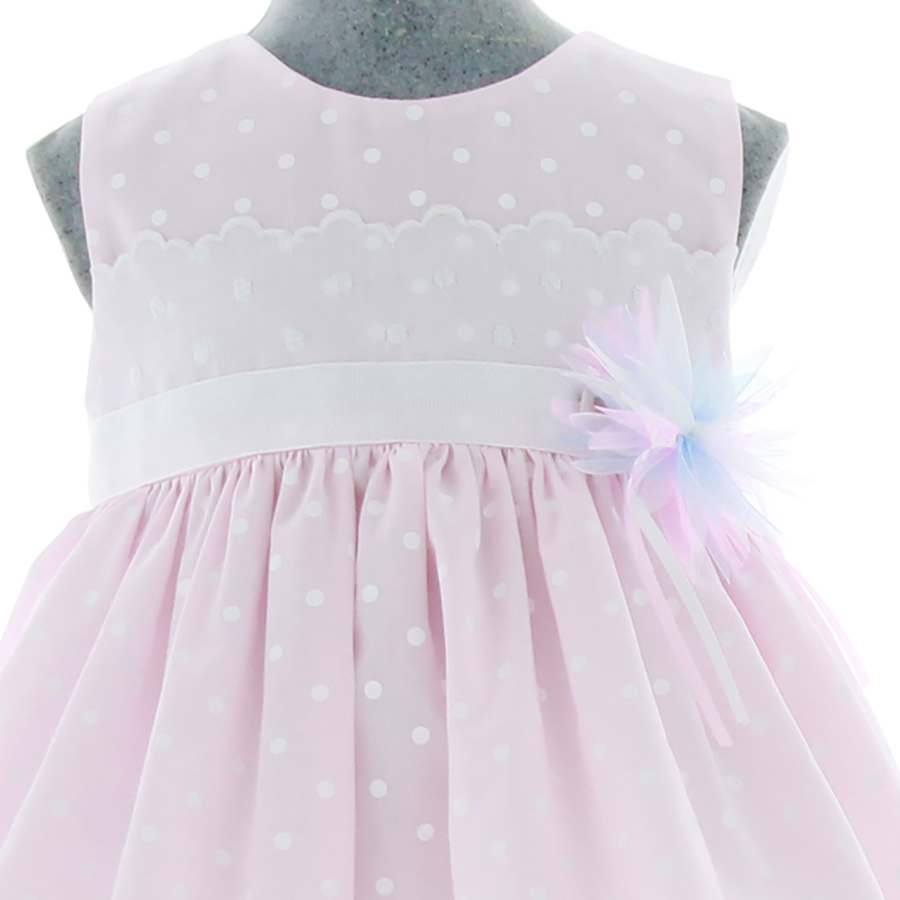 Vestido Para Niña Pequeña Bebe Color Rosa 3836 1 A 5 Años