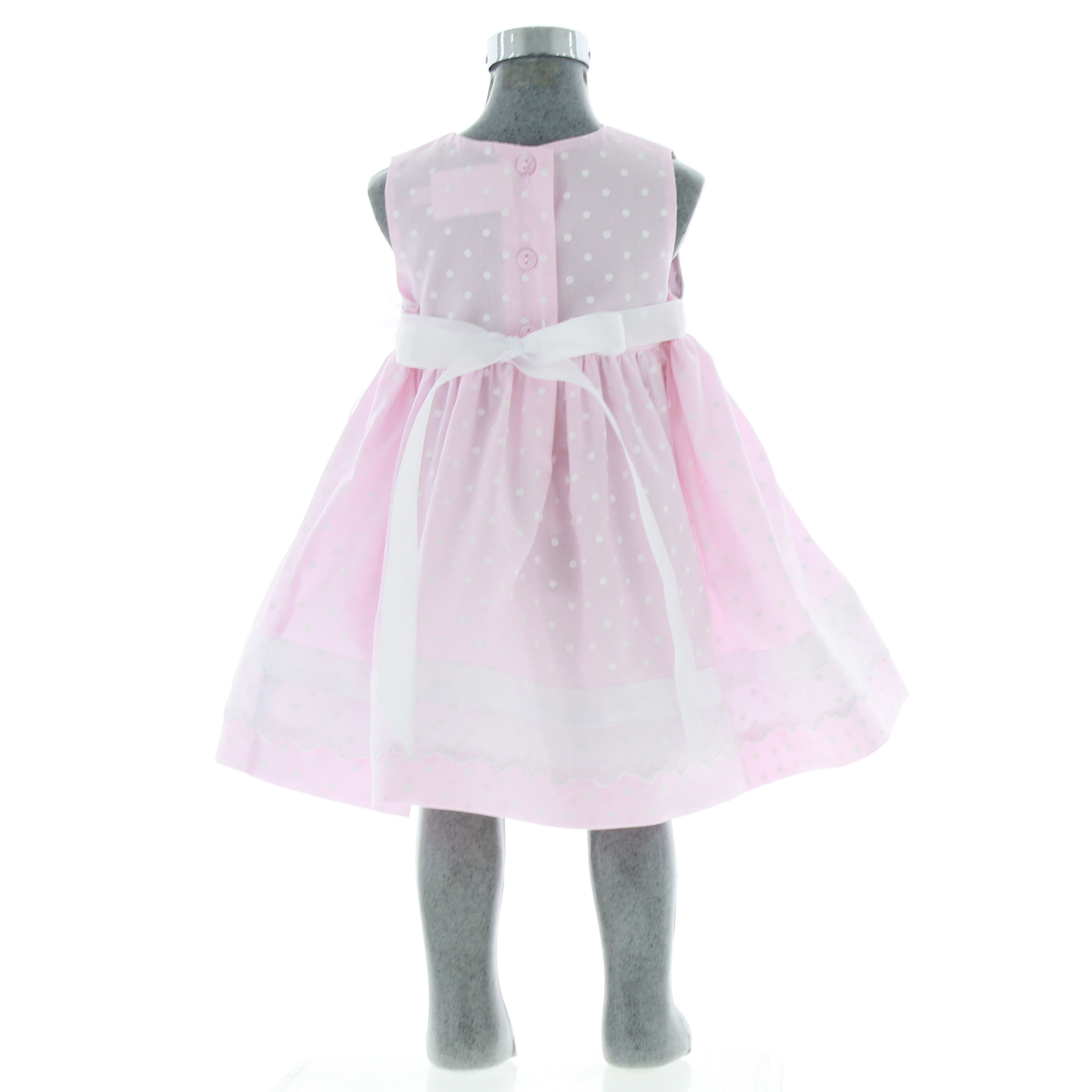 Vestido Para Niña Pequeña Bebe Color Rosa 3836 1 A 5 Años