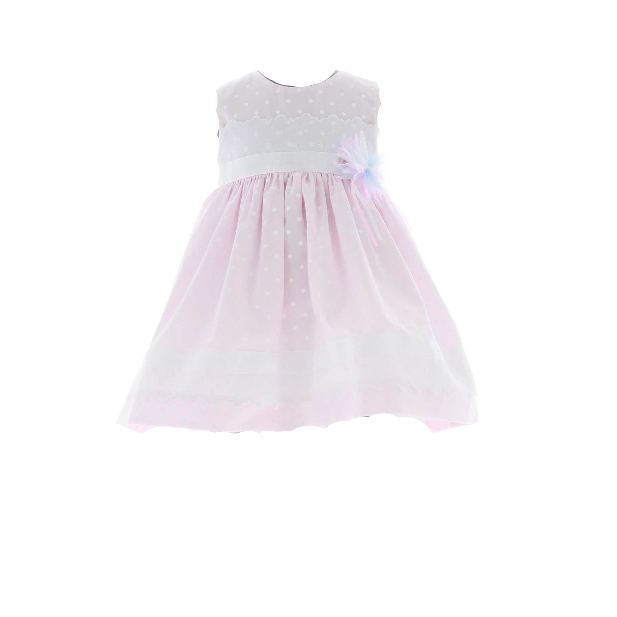 Vestido Para Niña Pequeña Bebe Color Rosa 3836 1 A 5 Años