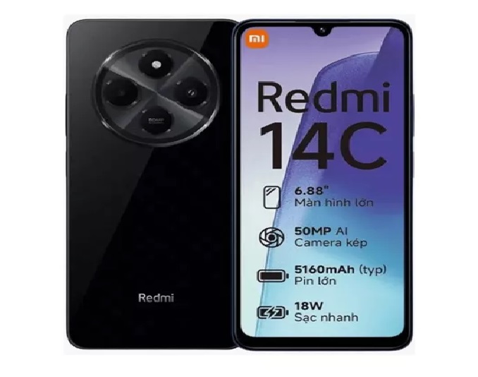 Xiaomi Redmi 14C 256Gb 8Ram Color Negro Nuevo Libre