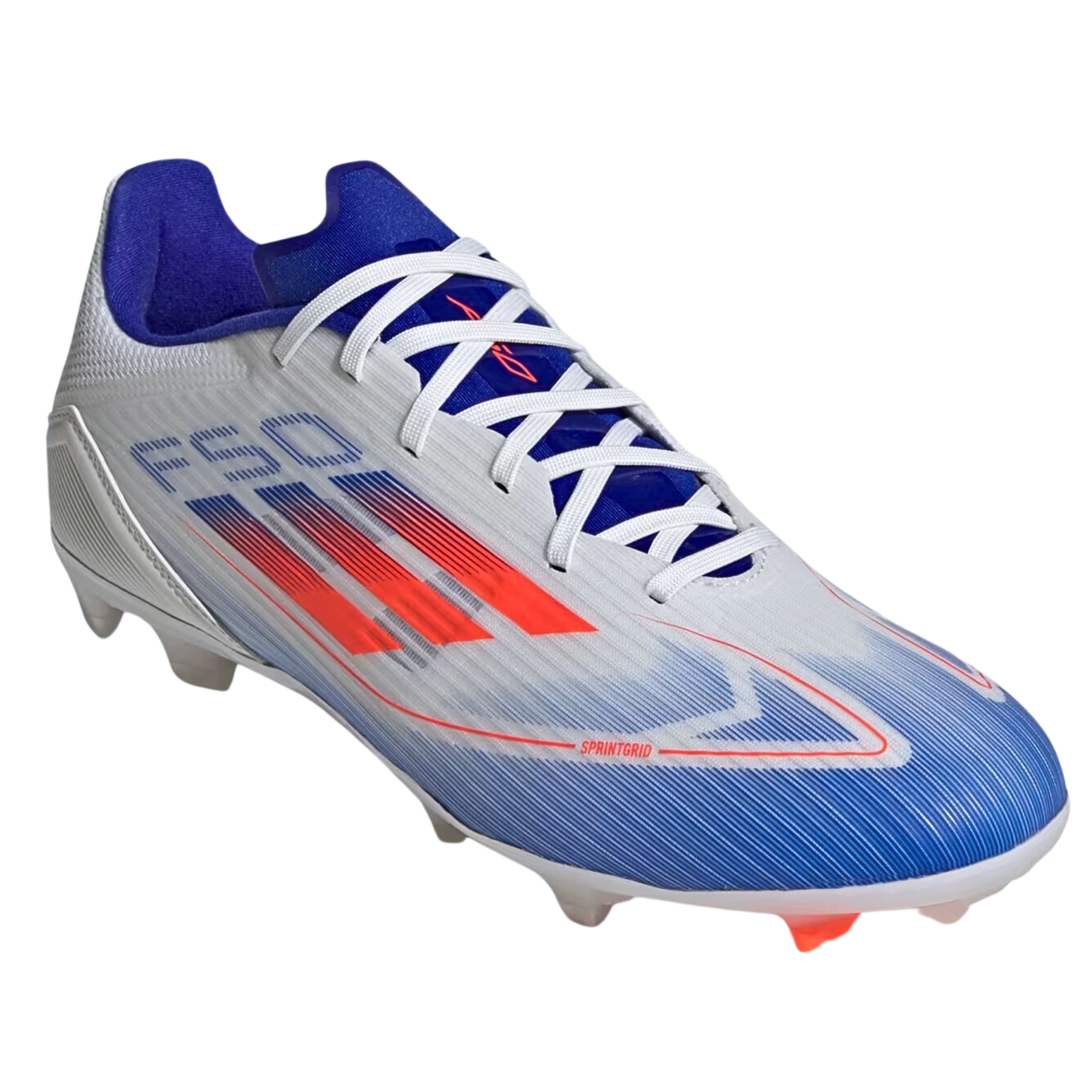 Tacos De Fútbol adidas F50 League Fg/mg Ie0601 Blanco Azul